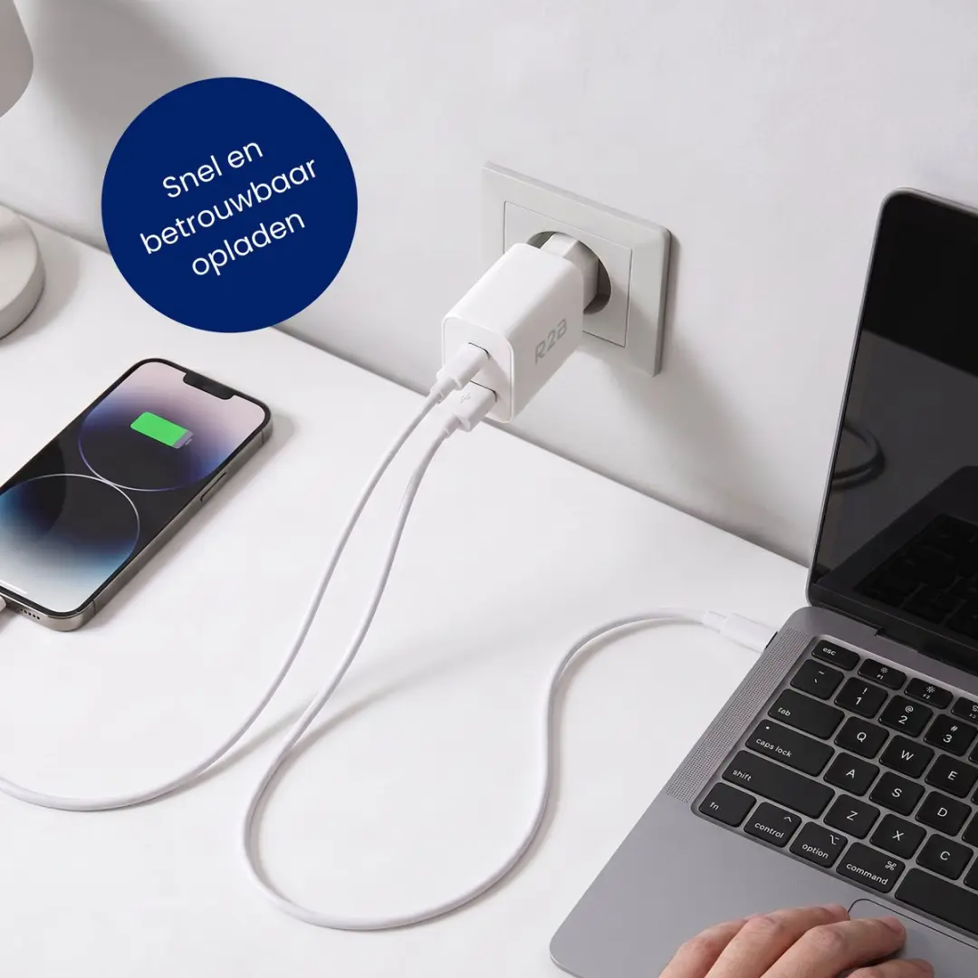 R2B 20W USB Adapter - Wit