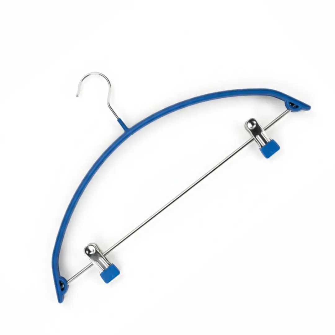 Metaltex Kledinghanger 42cm Blauw - Anti-Slip Metaal & PVC