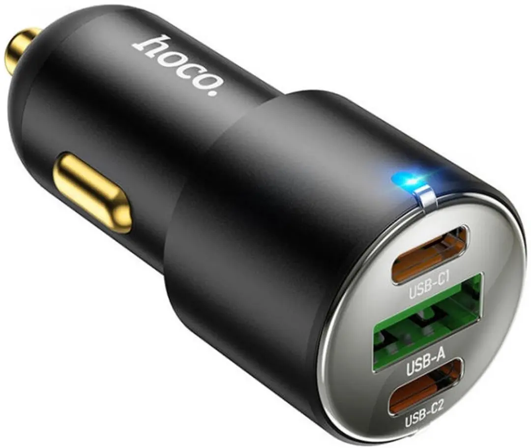 Hoco 3A USB/USB-C Auto Snellader 45W