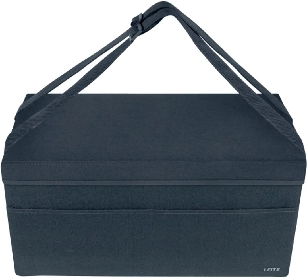Leitz Stoffen Hot Desking Opbergtas 16" - 27L - 3 Vakken - Fluweel grijs