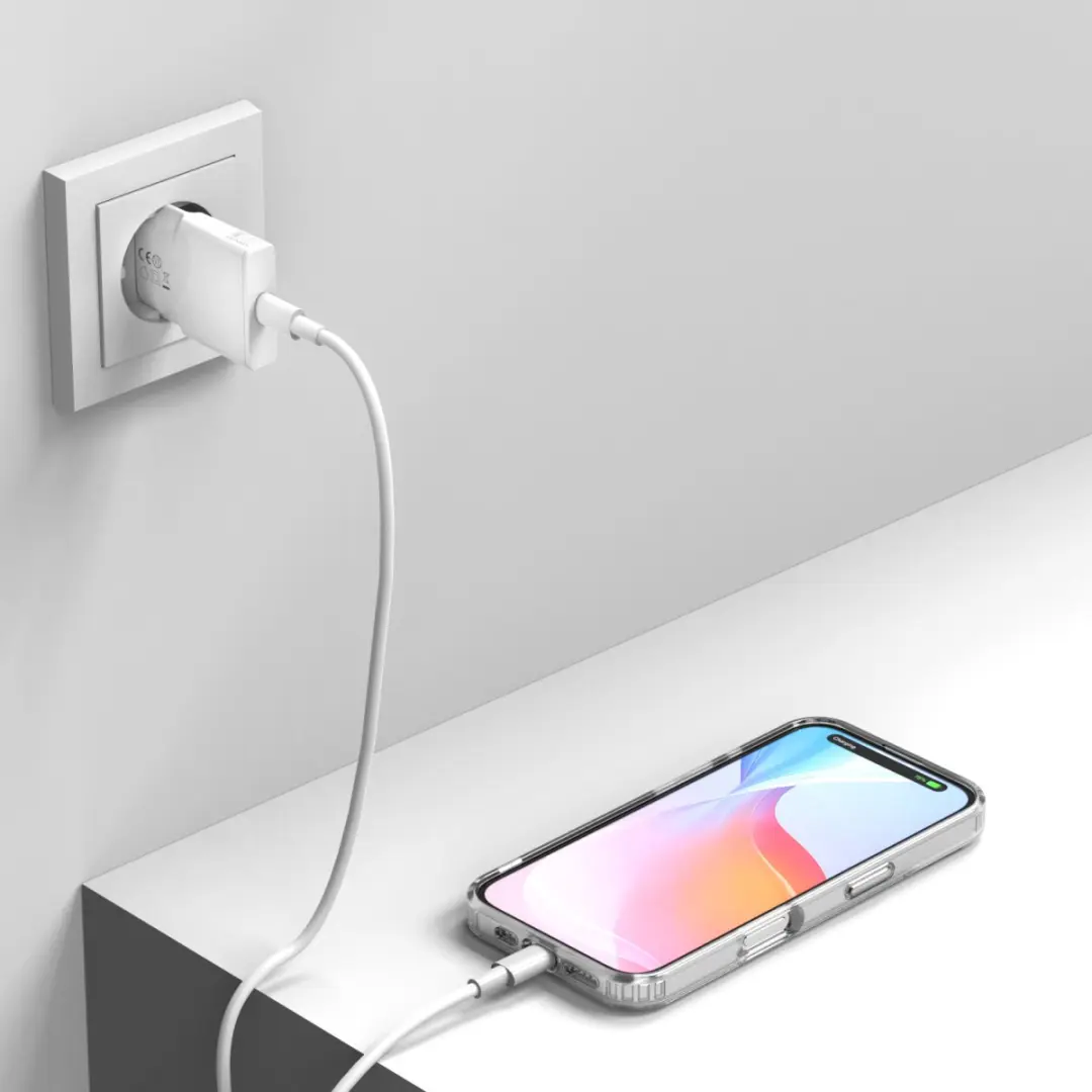 4Smarts 541178 Oplader Smartphone - 1x USB - Transparant/Wit