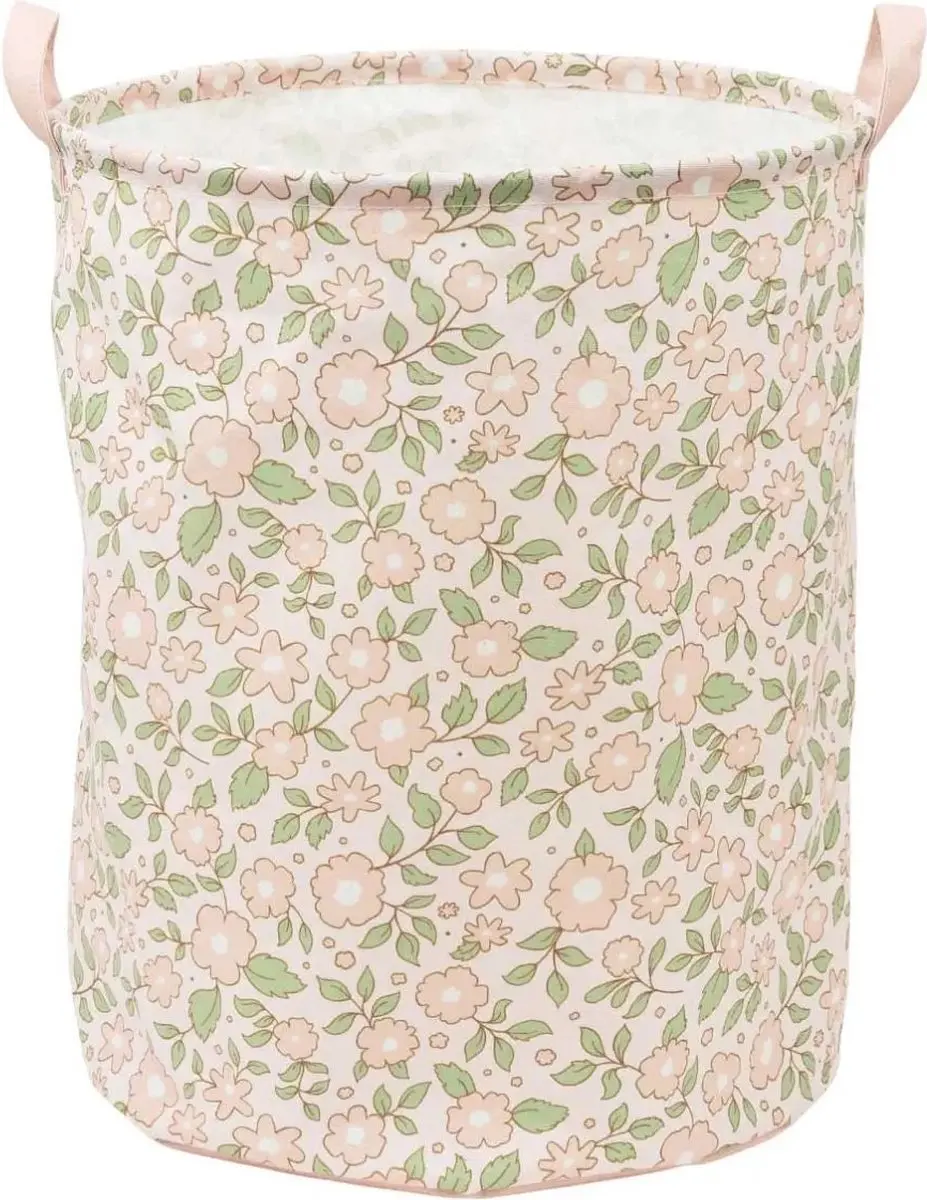 A Little Lovely Company Opbergmand Bloesems Roze 63L
