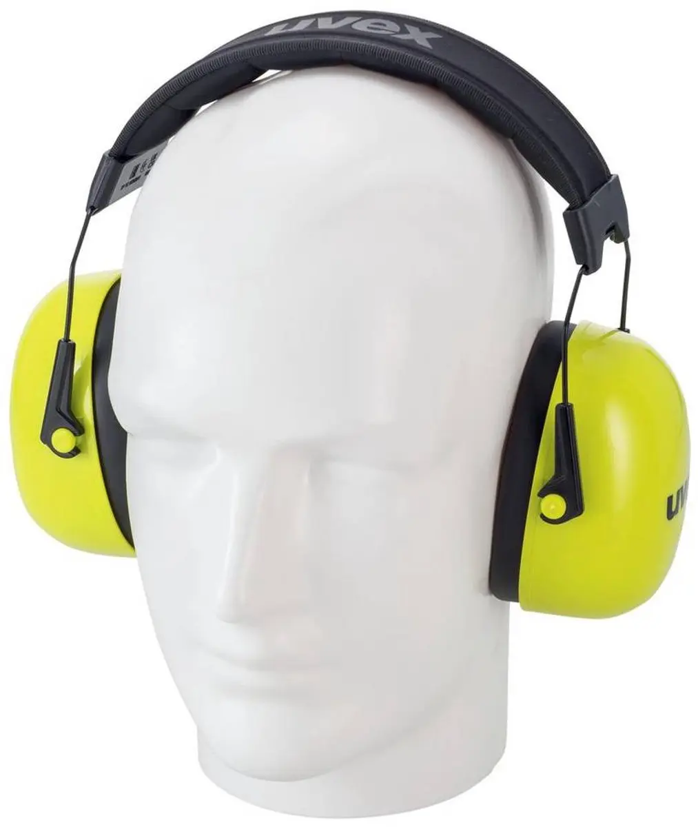 Uvex K20 Oorkap 33dB - Geel