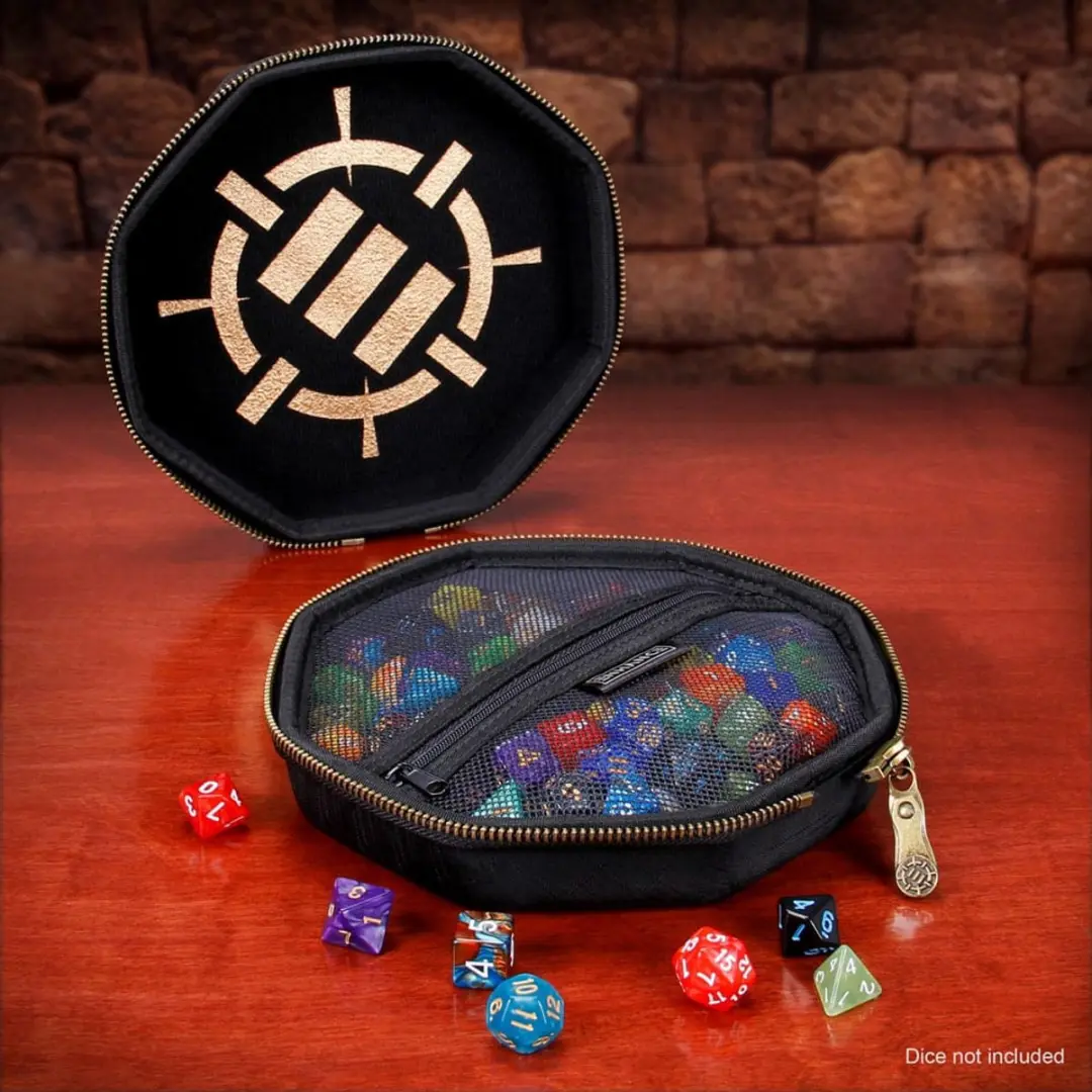 Geronimo Games Tas voor Dobbelstenen 2-in-1 - Zwart