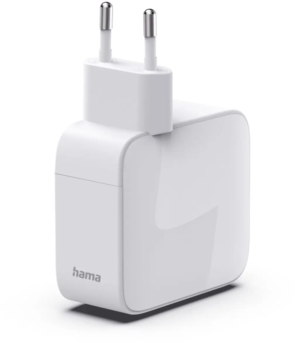 Hama 30W Snellader 2x USB-C - Wit - afbeelding 2 van 6