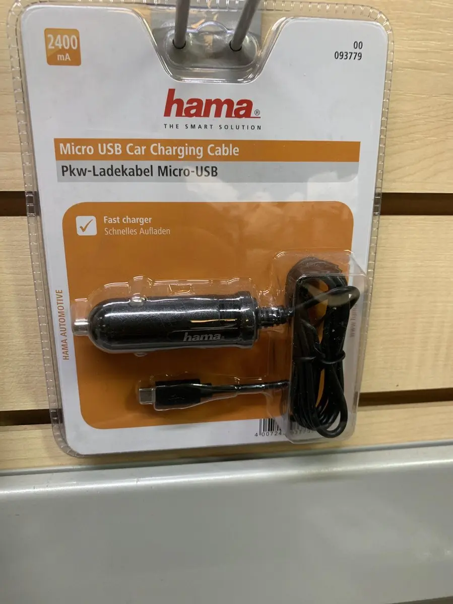 Hama Navi Micro-USB Autolader 12V - 2x USB - Zwart - afbeelding 2 van 6