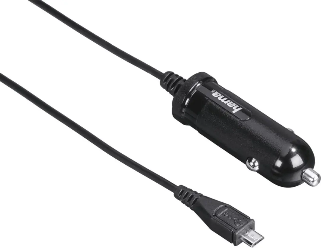 Hama Navi Micro-USB Autolader 12V - 2x USB - Zwart - afbeelding 5 van 6