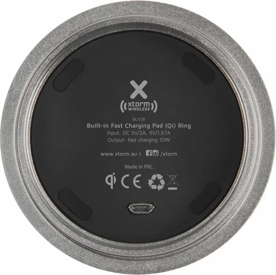 Xtorm BU108 Draadloos Oplader 10W - Zilver - afbeelding 3 van 6
