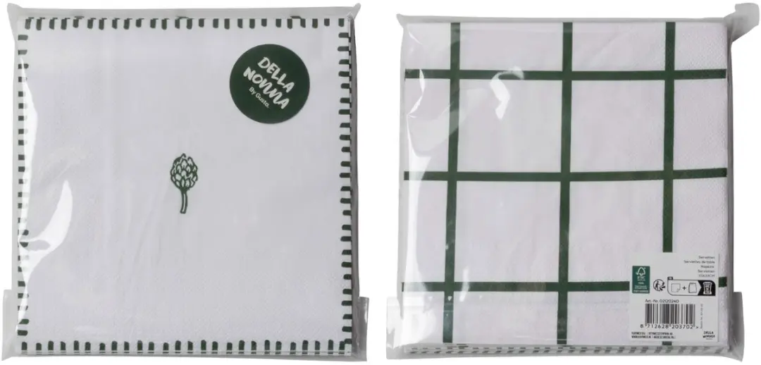 Gusta Della Nonna Servetten 6.5x16.5cm - 20 Stuks
