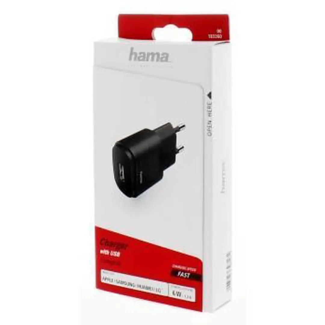 Hama Oplader 00183260 - 6W - Zwart - afbeelding 3 van 3