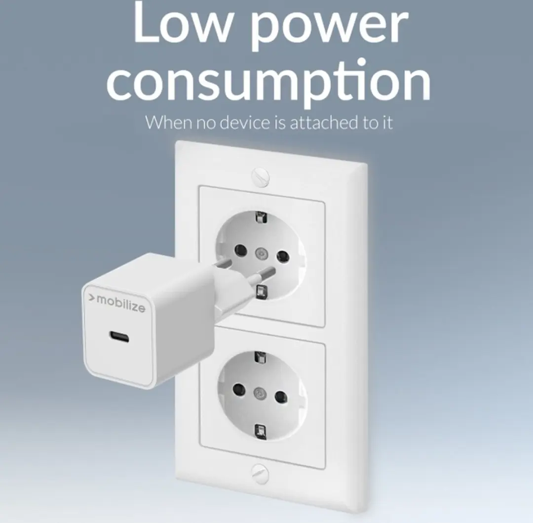 Mobilize Single USB-C Oplader Power Delivery 20W - Wit