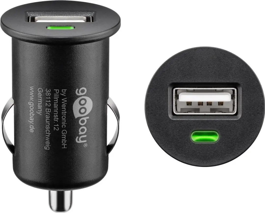 Goobay 44176 Oplader Auto - 2x USB - 5W - Zwart