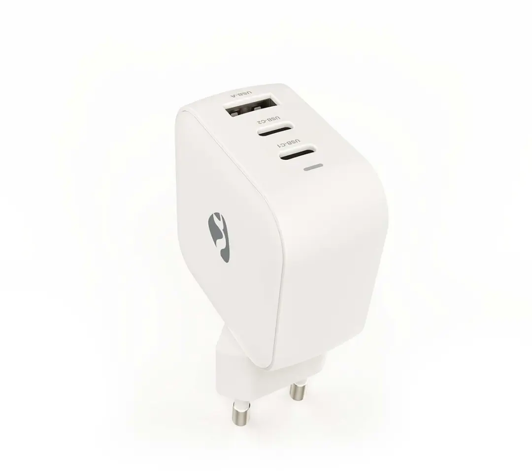 Nedis WGCHA70WWT Oplader 70W - 3x USB - GaN - Wit