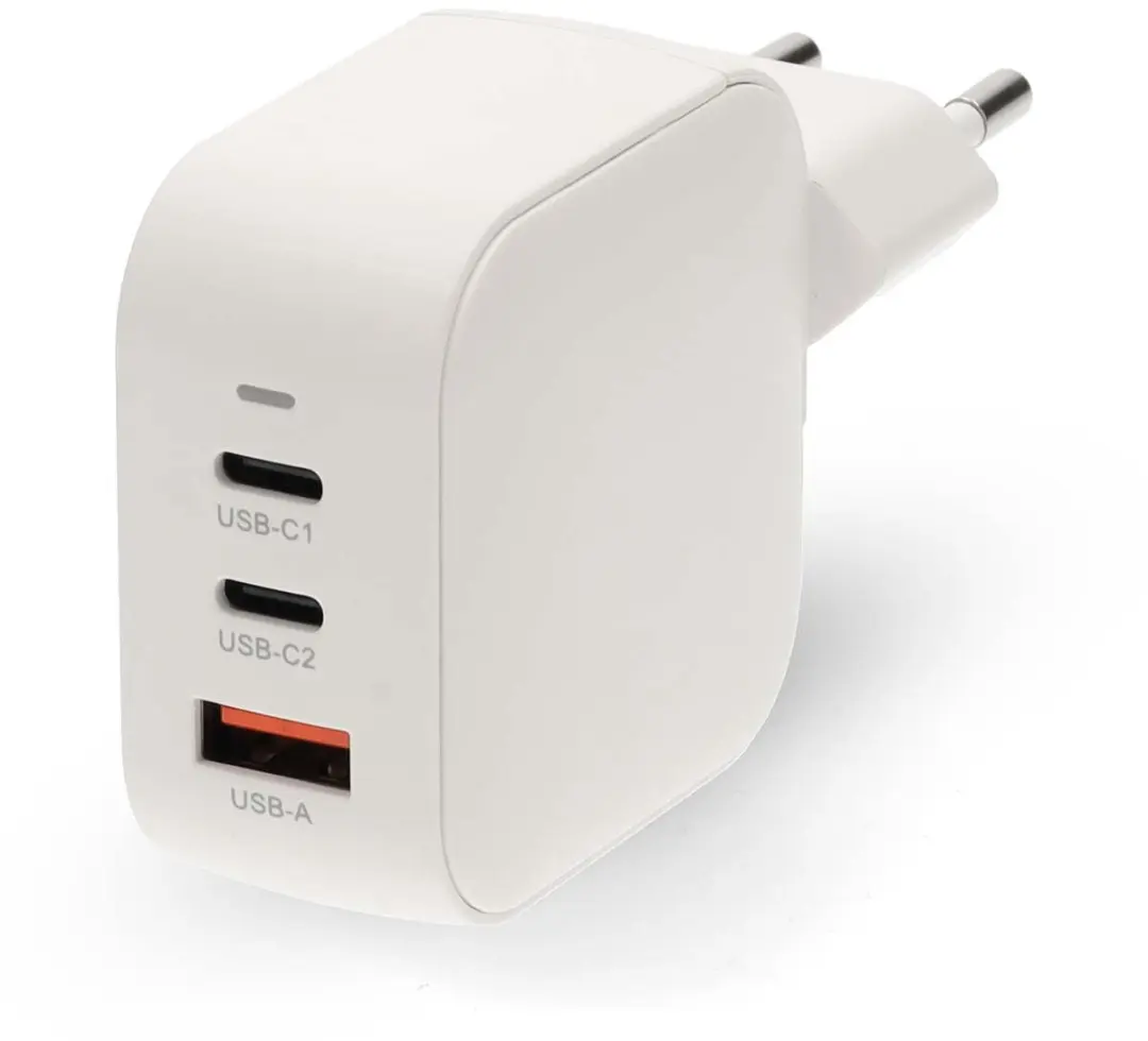 Nedis WGCHA70WWT Oplader 70W - 3x USB - GaN - Wit