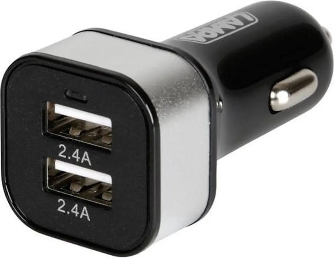 Lampa 38871 Oplader 120W - 2x USB - Zwart - afbeelding 6 van 6