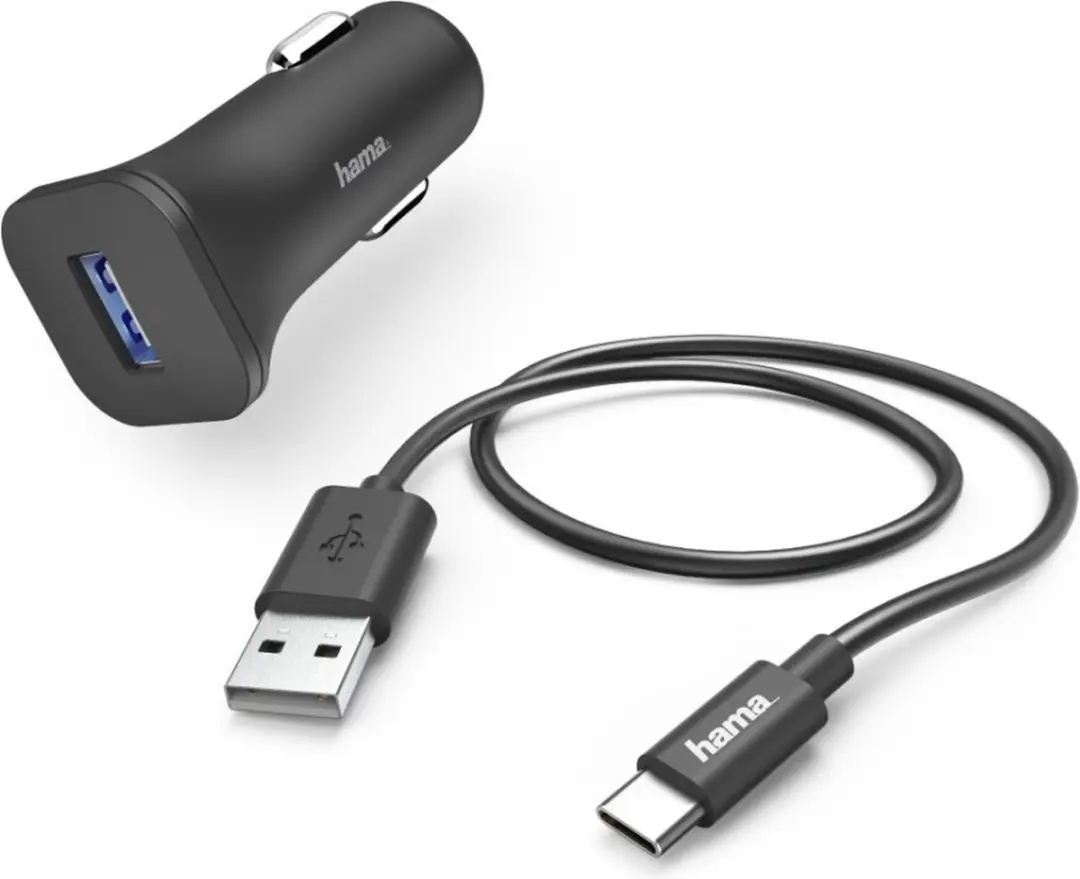 Hama 00210581 Oplader 12W - USB Type-C - Zwart
