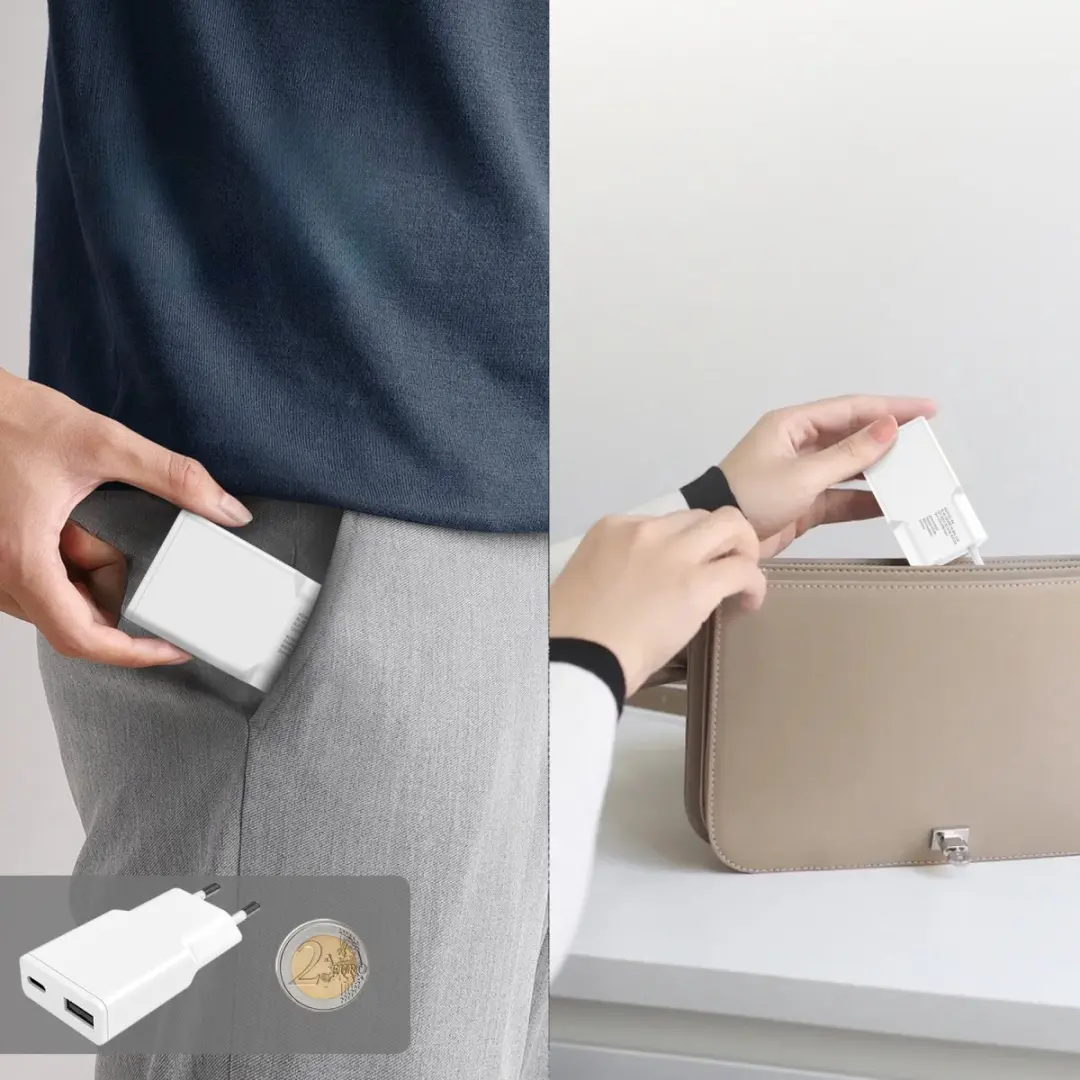 4Smarts PDPlug Duos Slim Wit 30W - Smartphone/Tablet