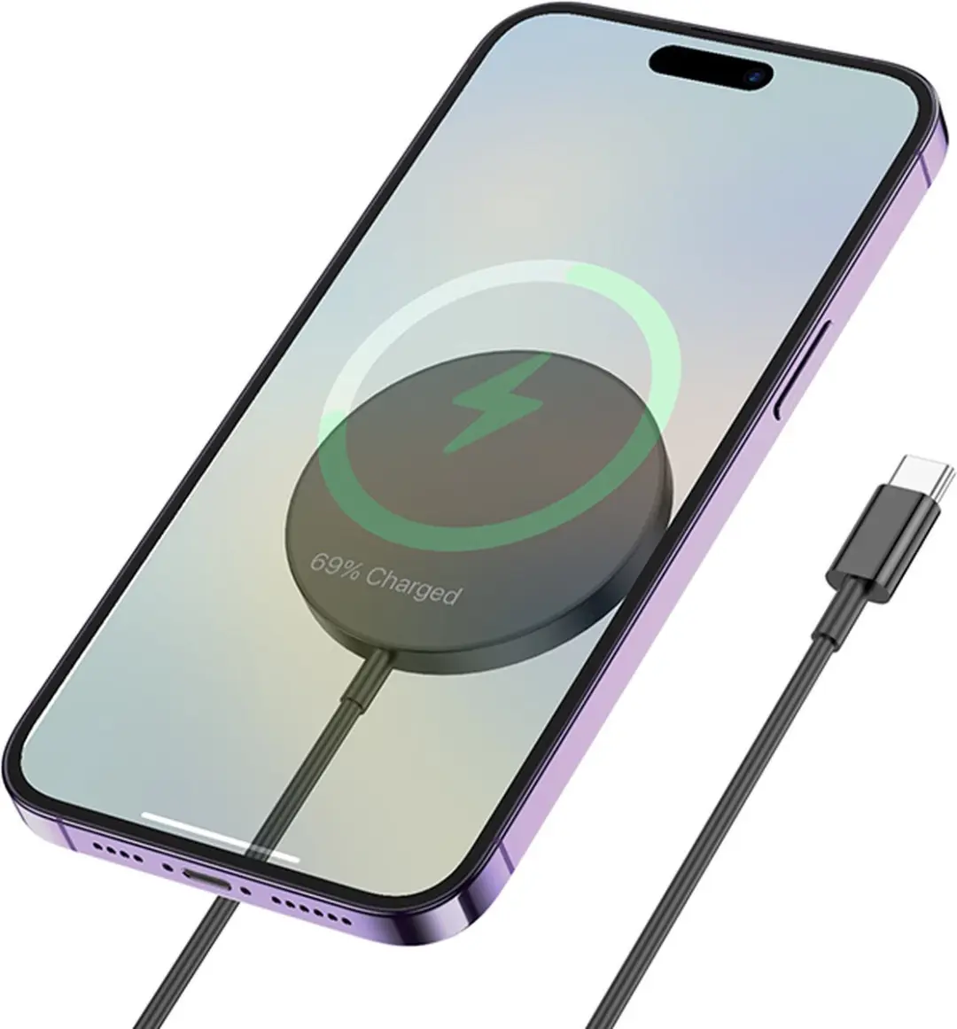 Hoco Magnetische Draadloze Lader 15W MagSafe