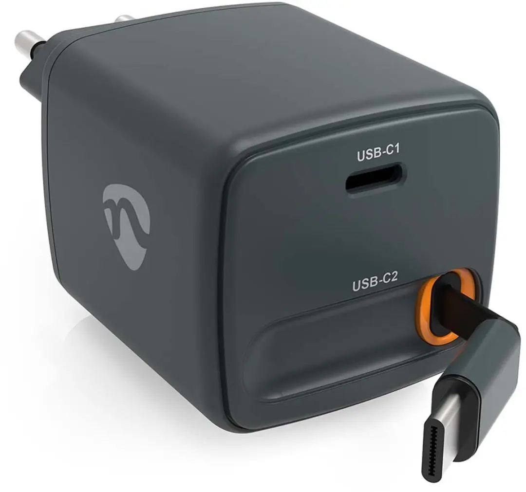 Nedis WCHARC30WBK USB-C Oplader 30W
