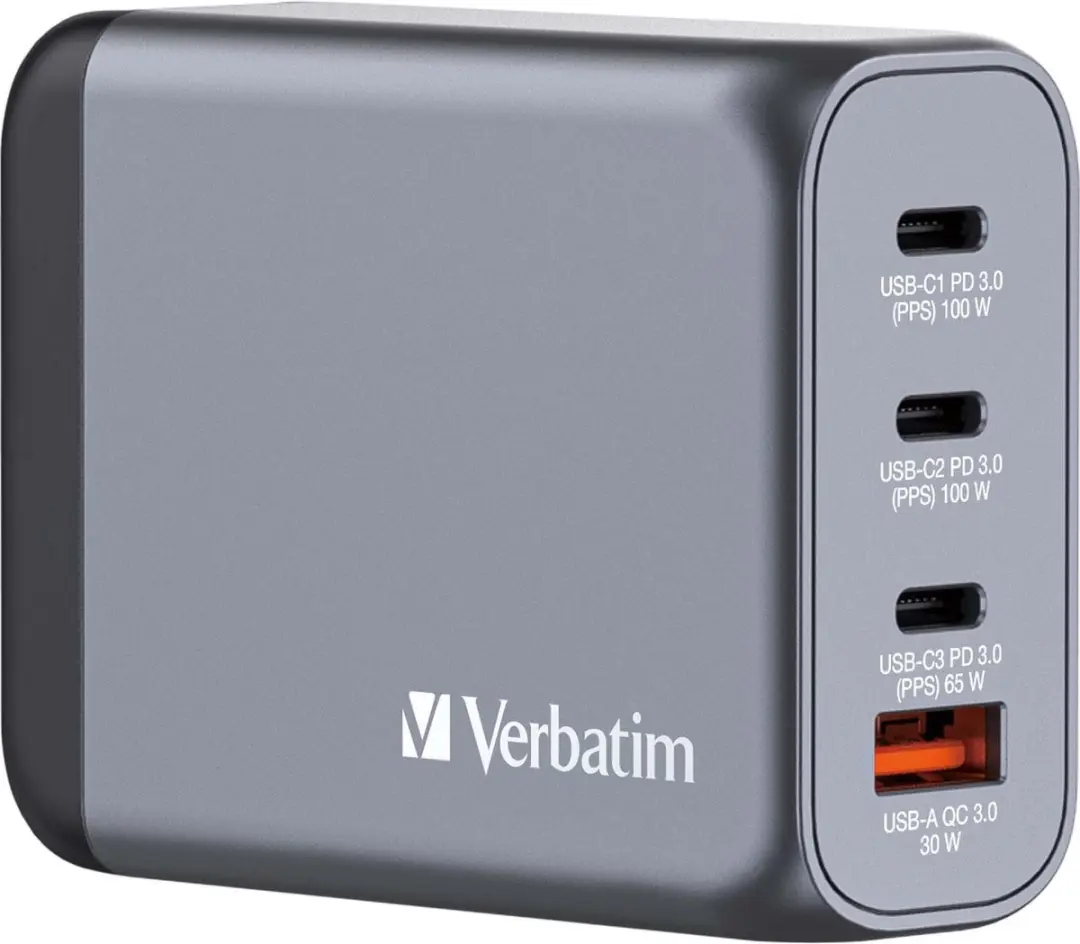 Verbatim GNC-100 GaN Oplader 100W