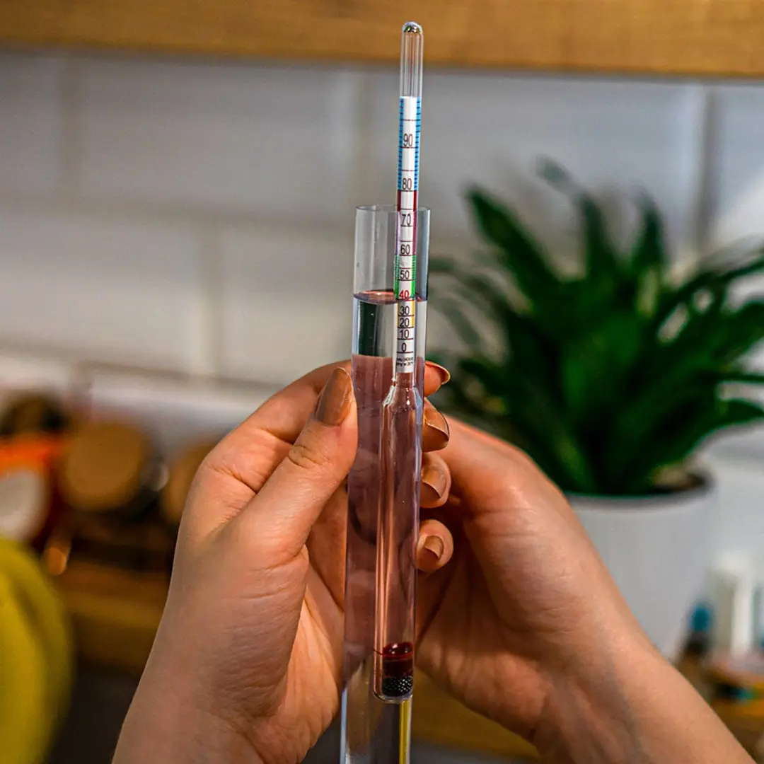 Alcoholmeter inclusief plastic reageerbuisje