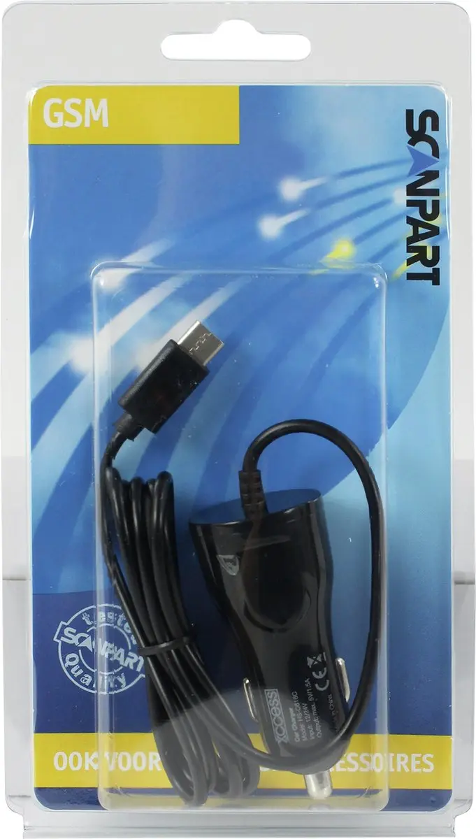 Scanpart XCC-MUSB-15 Micro-USB Autolader 1.5A
