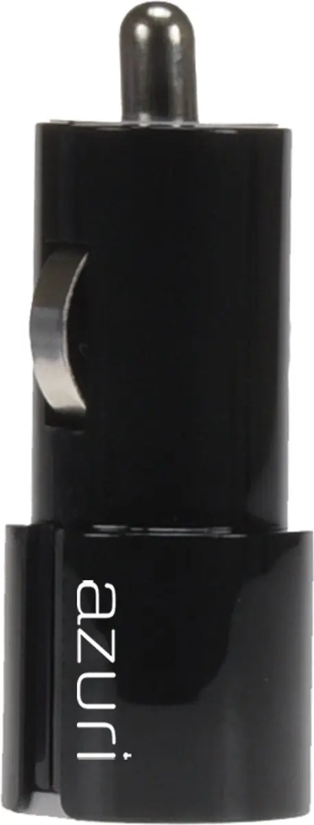 Azuri S91U2-3ABG-ACS Autolader - 3.4A USB - 2 Poorten - Zwart