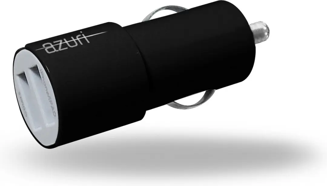Azuri S91U2-3ABG-ACS Autolader - 3.4A USB - 2 Poorten - Zwart