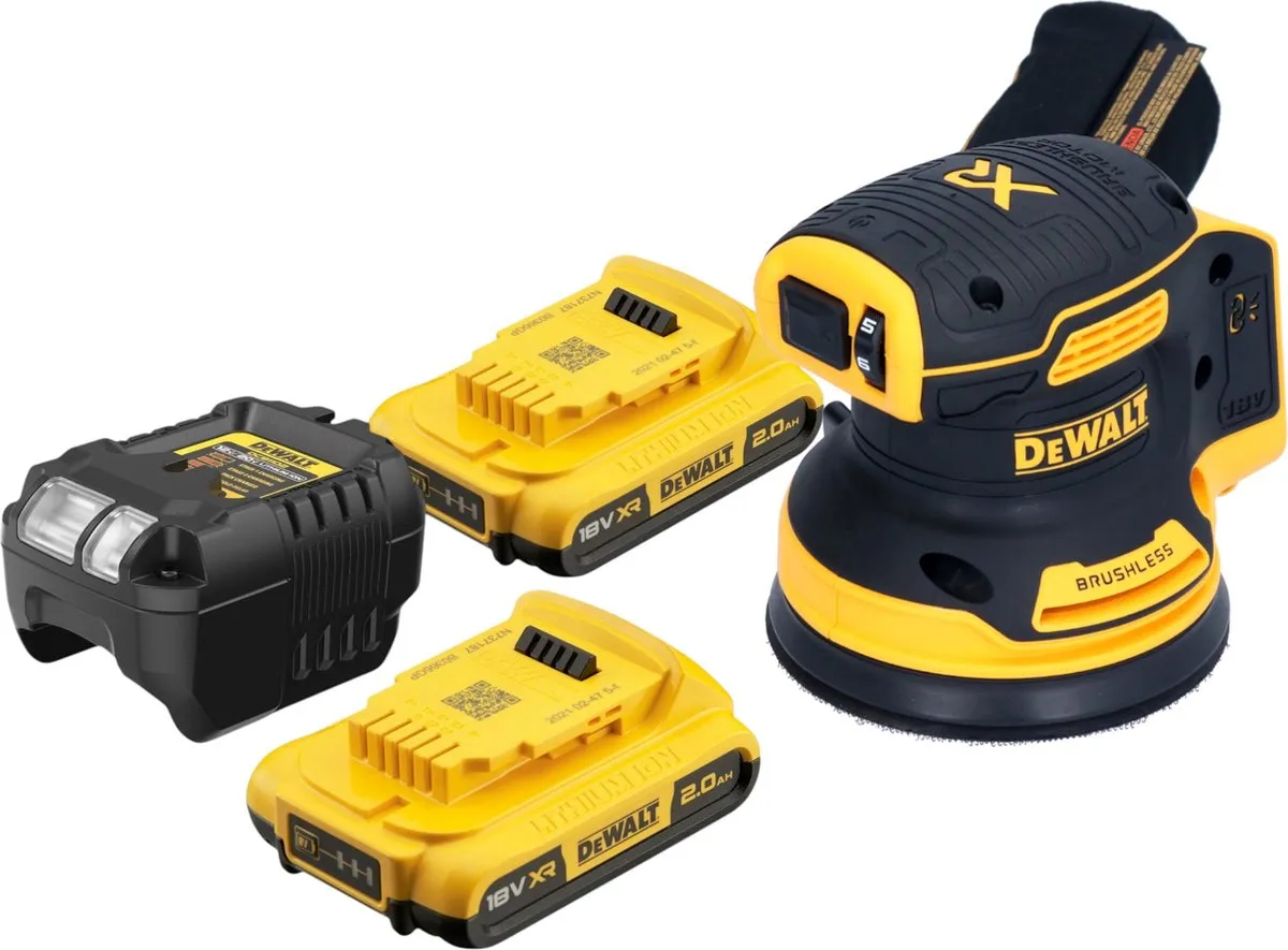 DeWalt DCW210 E1 Excentrische Schuurmachine 125mm