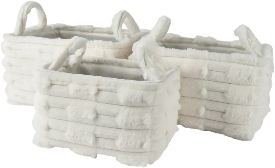 Decoris Opbergmanden Set 3 Stuks