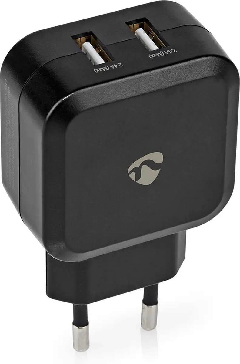 Nedis WCHAU484ABK Oplader 24W