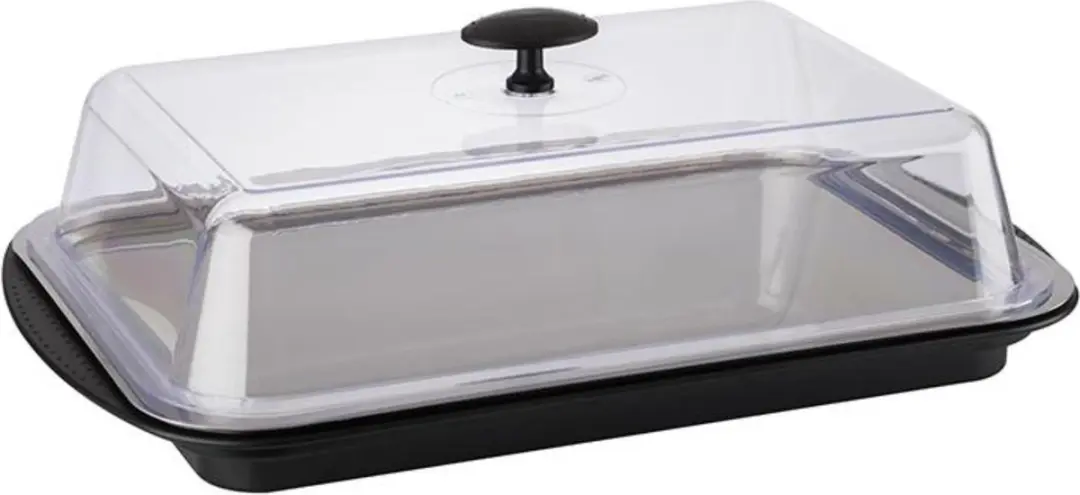APS Gekoelde Buffetdisplay FT265 - 43x29cm - Transparant/Zwart