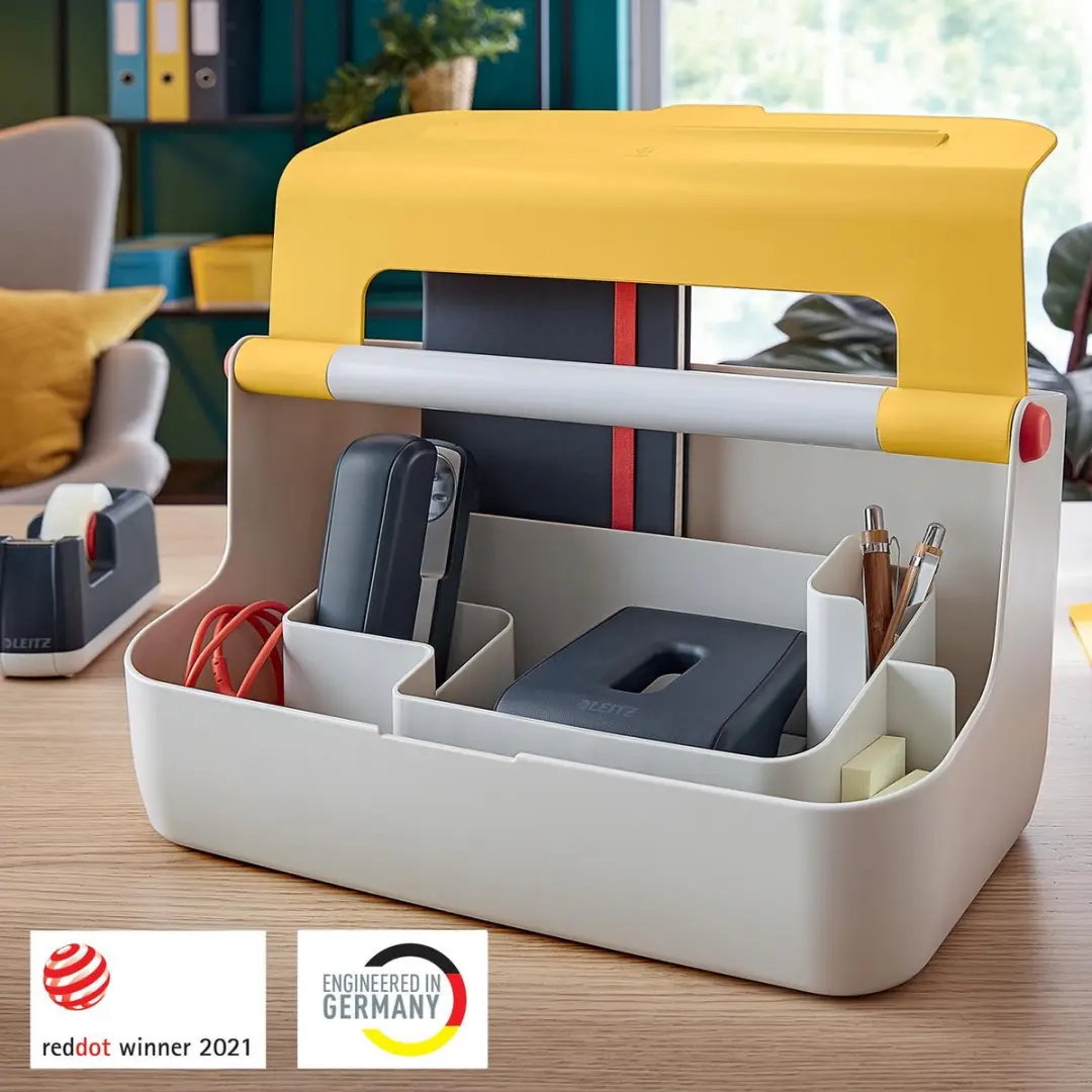 Leitz Cosy Opbergdoos 4 Vakken - Warm Geel