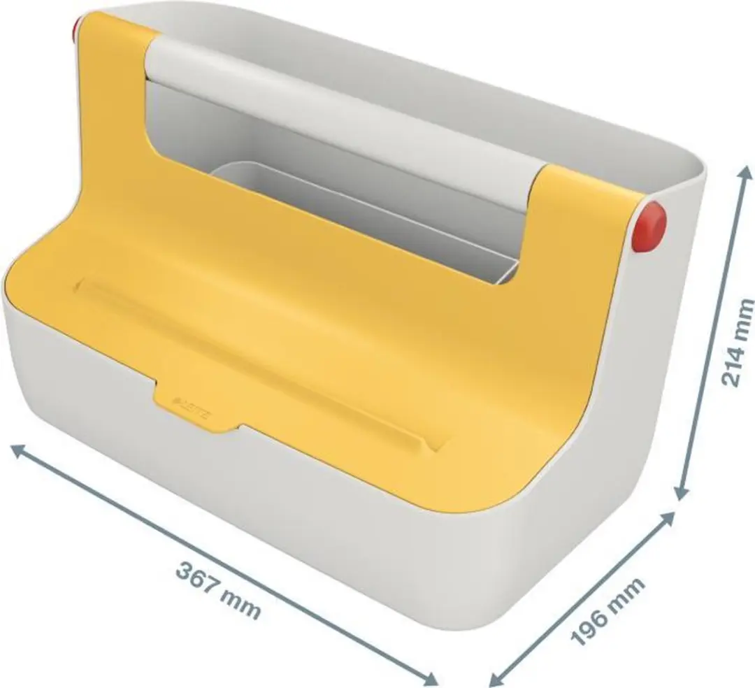 Leitz Cosy Opbergdoos 4 Vakken - Warm Geel
