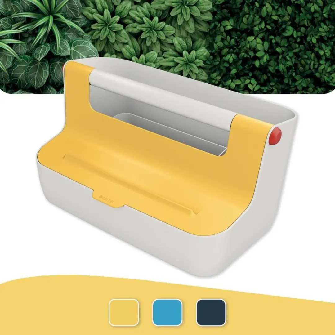 Leitz Cosy Opbergdoos 4 Vakken - Warm Geel