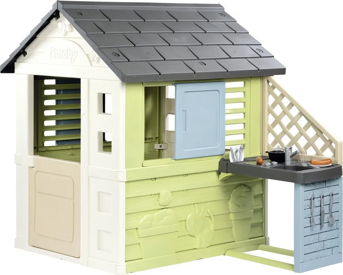 Smoby Pretty House Speelhuis 7600810738 - Zomerkeuken - Vanaf 2 jaar - afbeelding 6 van 6