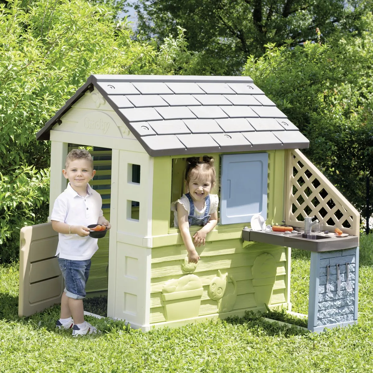 Smoby Pretty House Speelhuis 7600810738 - Zomerkeuken - Vanaf 2 jaar