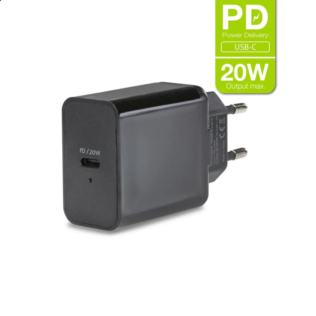 Mobilize Fast Travel Charger 20W USB-C - Zwart