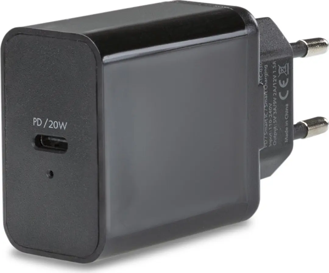 Mobilize Fast Travel Charger 20W USB-C - Zwart - afbeelding 6 van 6