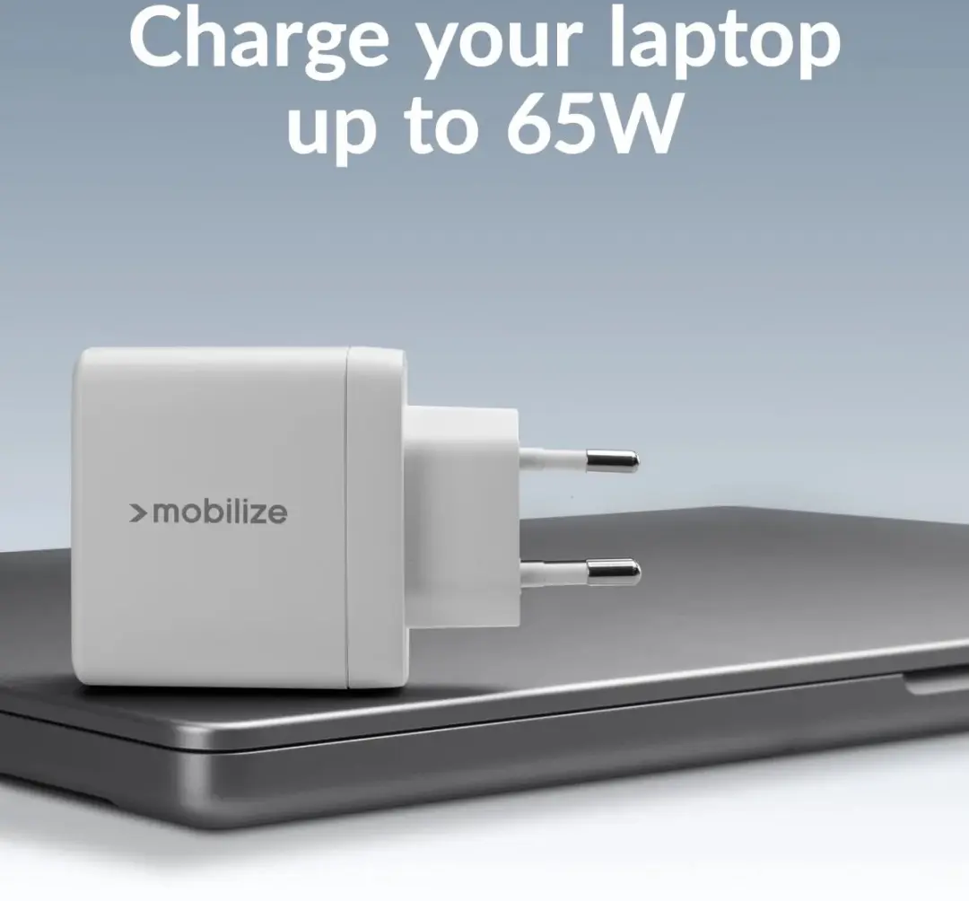 Mobilize MOBWC016 USB Oplader 65W - 3x USB - Wit