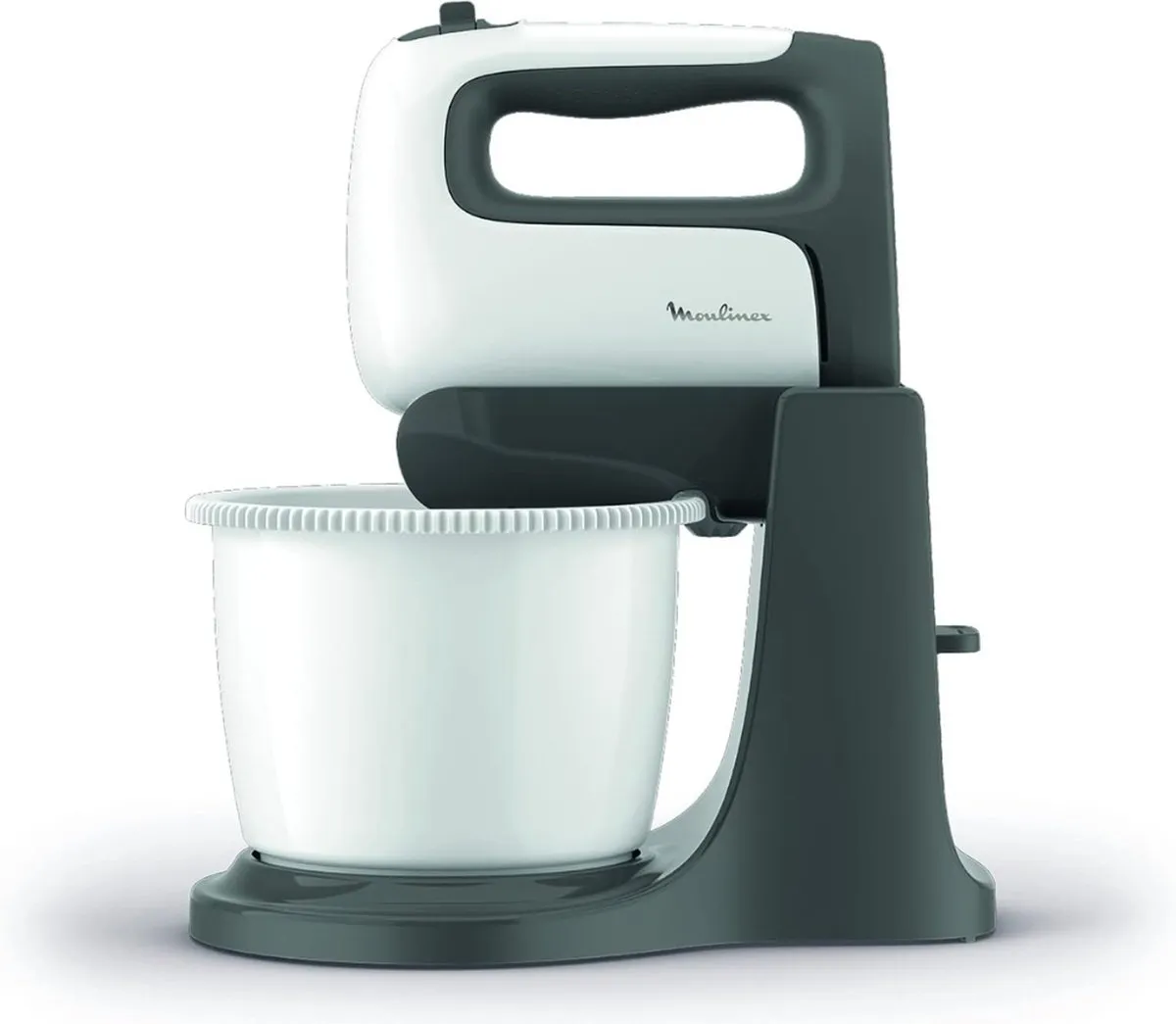 Moulinex Mixer 500W 2.5L - 5 Snelheden Wit/Zwart