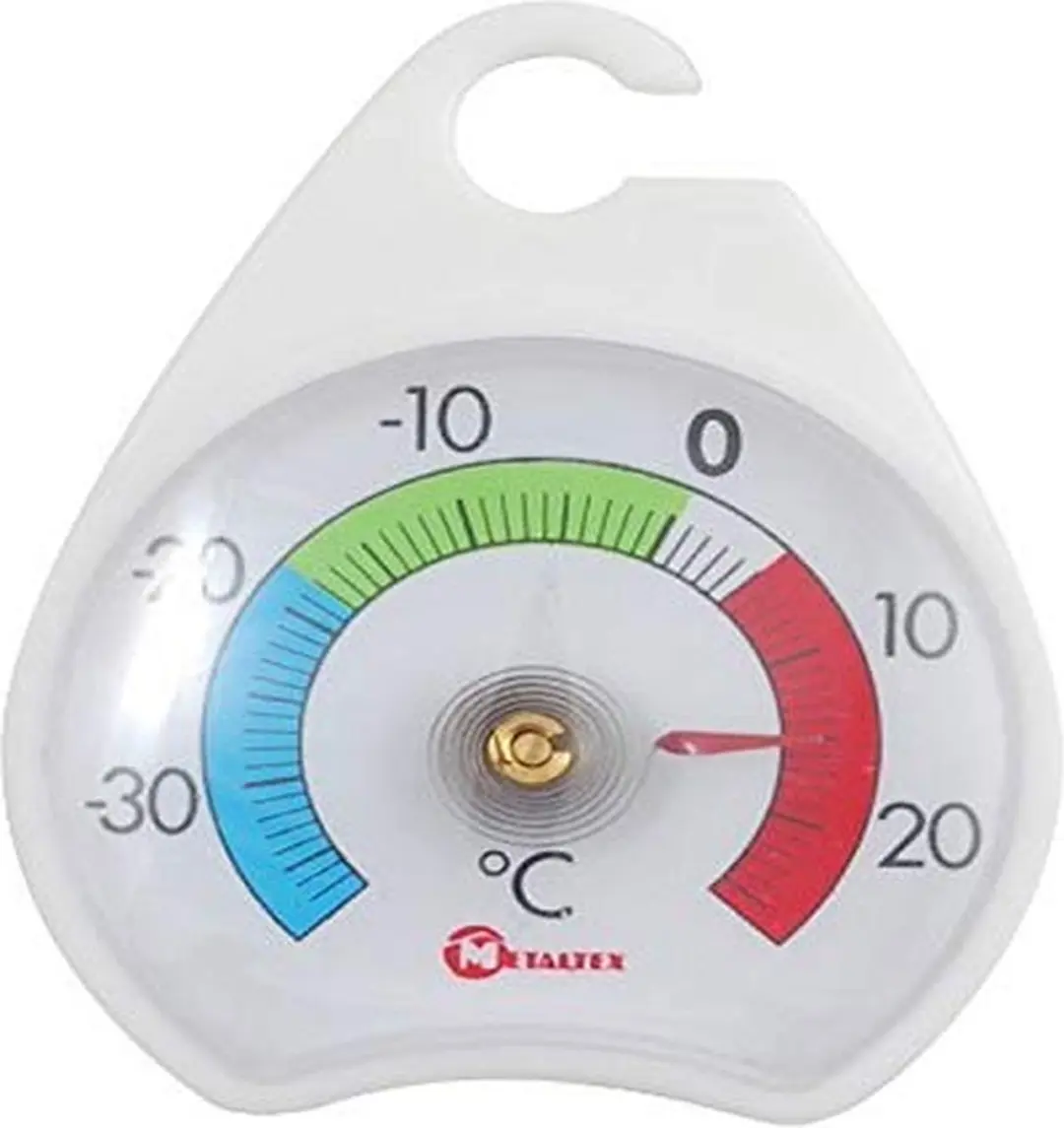 Metaltex Diepvriesthermometer - 5cm - Polystyreen - Wit