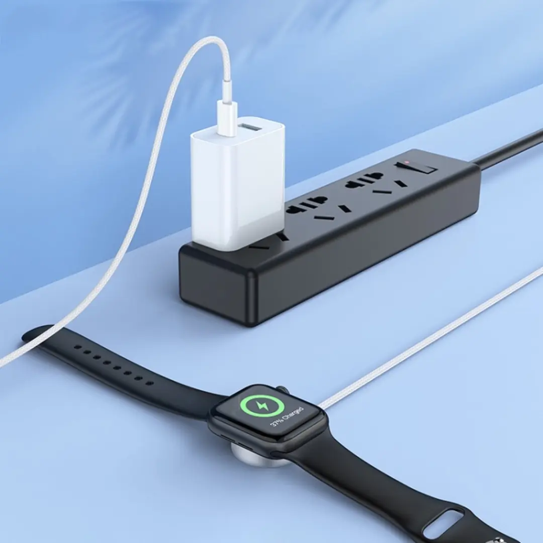 Hoco Draadloze Lader Apple Watch - 15W - Type C - Wit