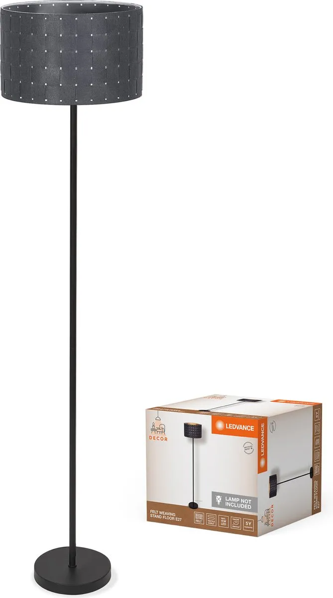LEDVANCE Decor Felt Weaving Vloerlamp E27