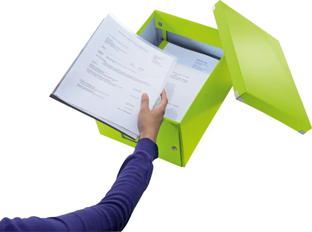 Leitz WOW Click & Store Grote Opbergdoos A3 - 29L - Groen