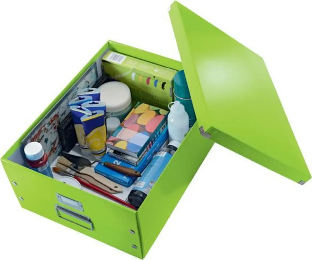 Leitz WOW Click & Store Grote Opbergdoos A3 - 29L - Groen