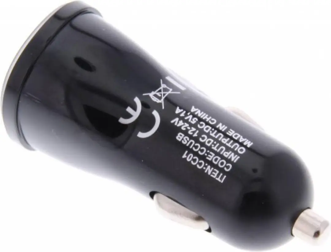 Celly Autolader USB 1 Poort - Zwart