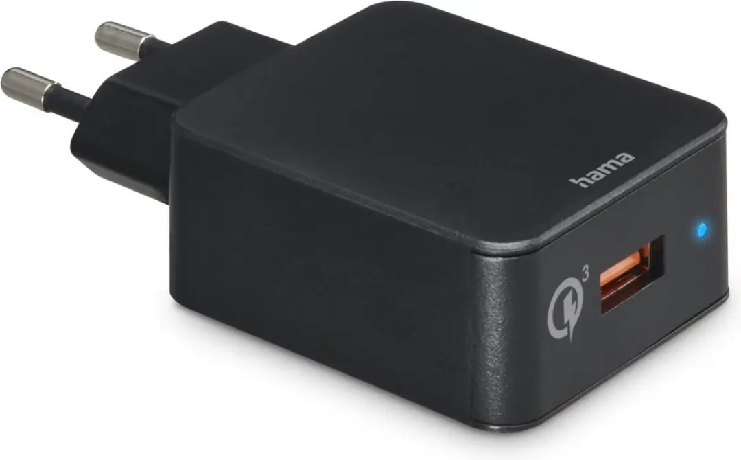 Hama 19,5W Oplader USB-A QC - Zwart