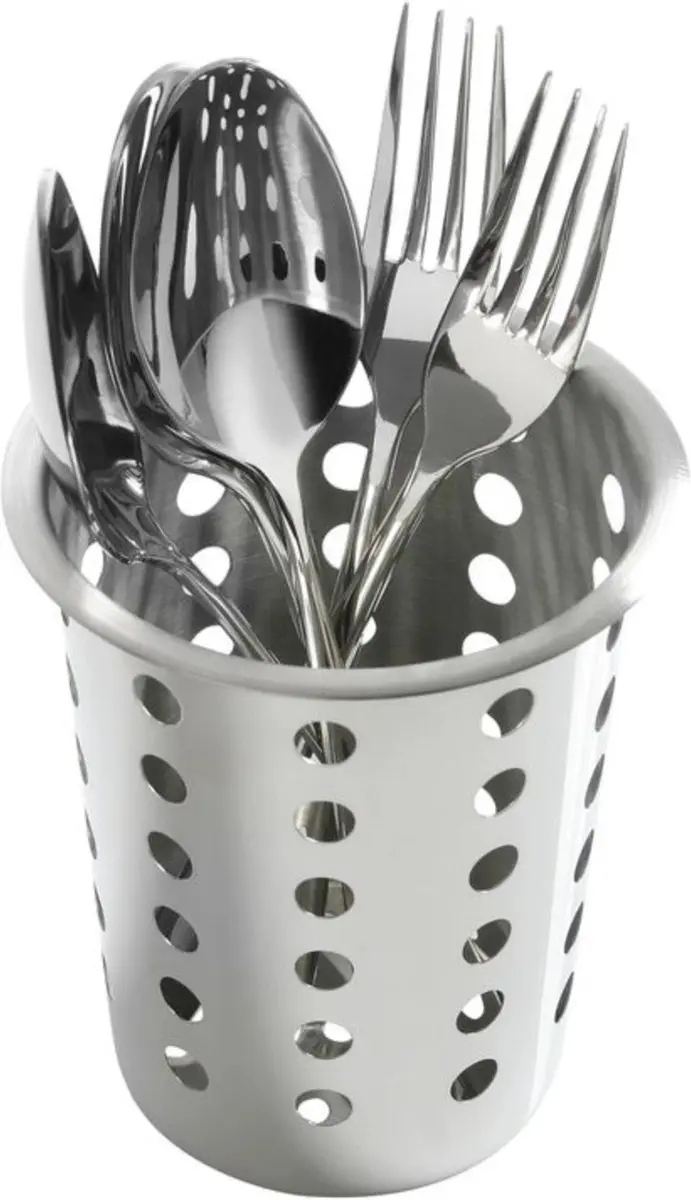 HENDI Bestekkorf – Metalen Roestvast Staal – Ø97x(H)137mm