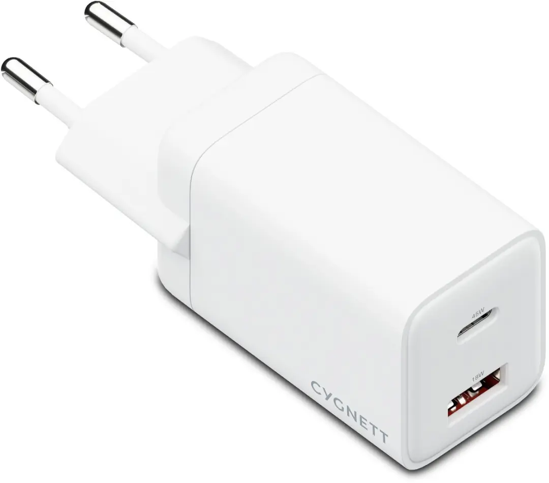 Cygnett Powerplus 65W Dual Port Wall Charger CY5879PDWCH